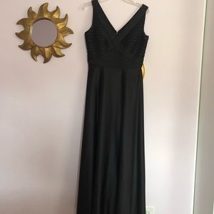 Beautiful black formal gown.